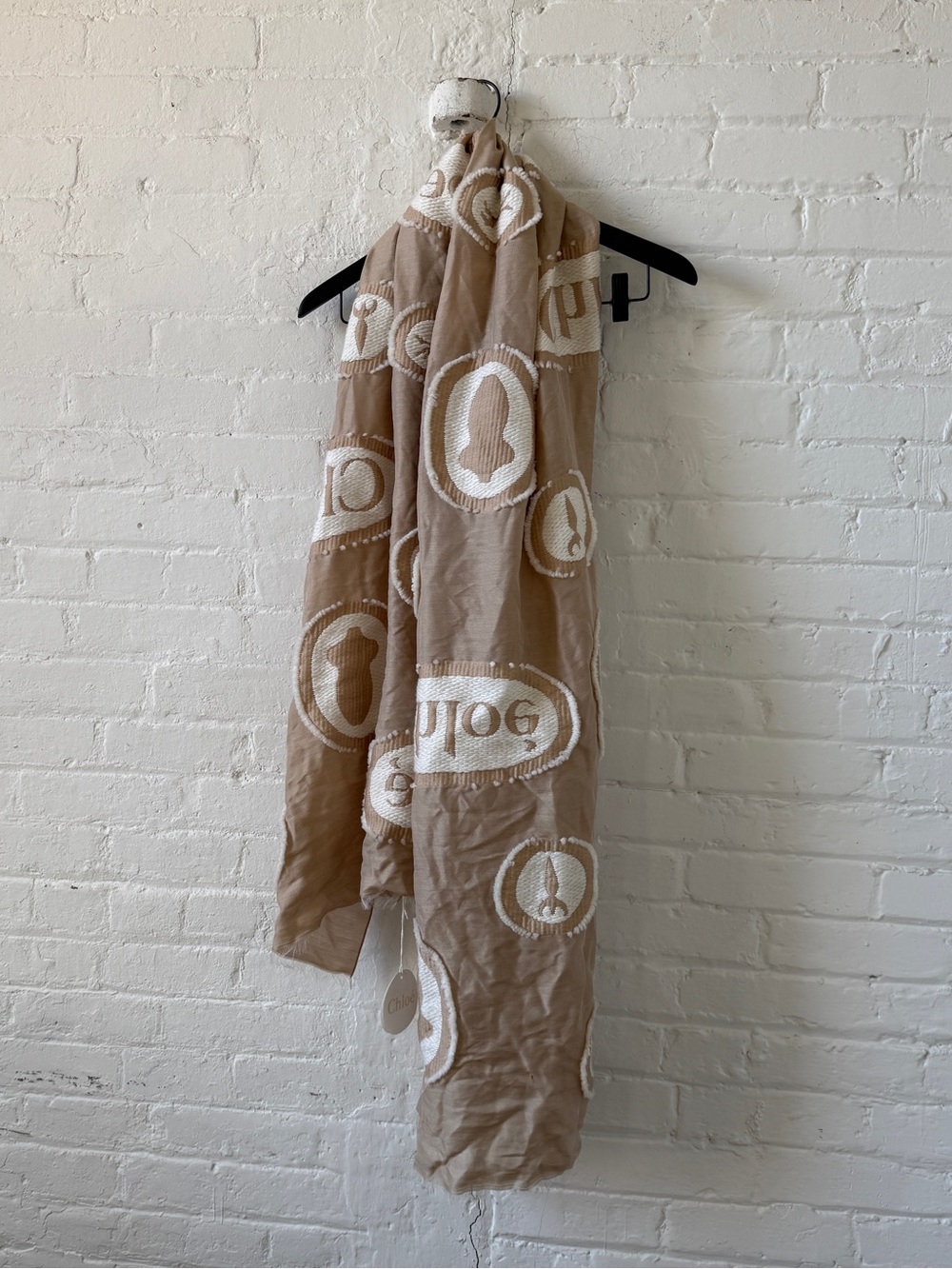 NWT Chloé Wool Printed Scarf